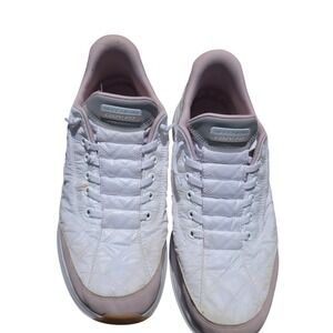 Skechers Contour Foam Wide Slip Ins White Lavender Women 150404-WWLV  11 *read*